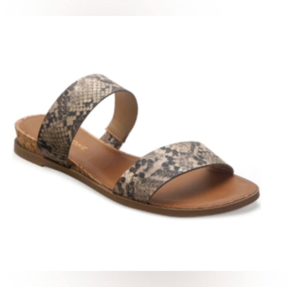 Sun + Stone Easten Slide Sandals Size 6.5W